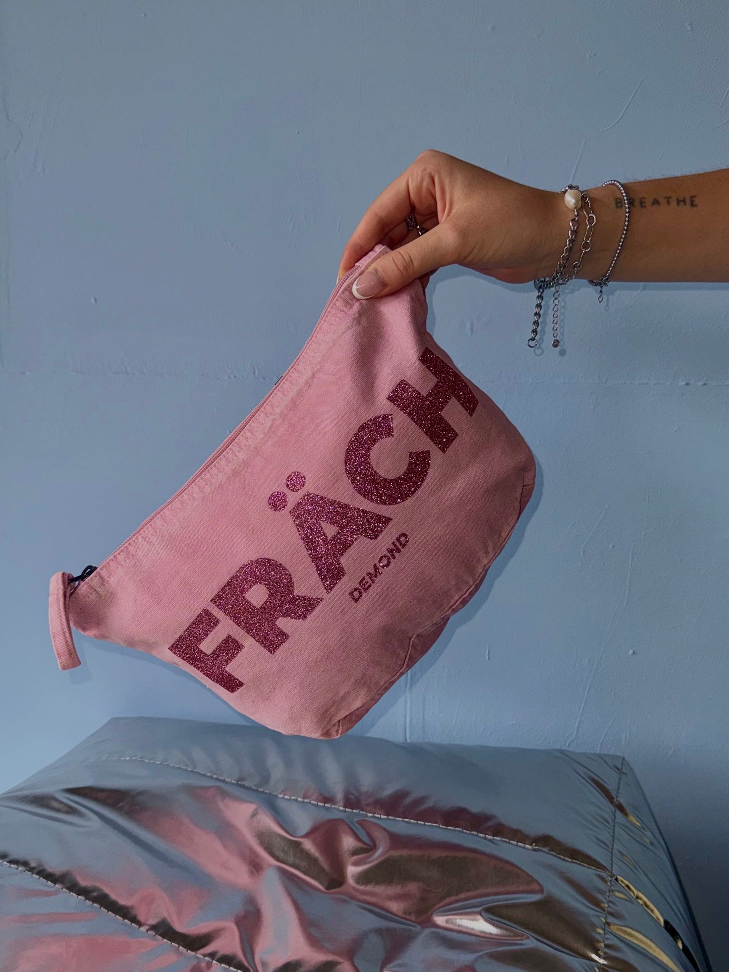 Fräch Rosa Glitzer Necessaire