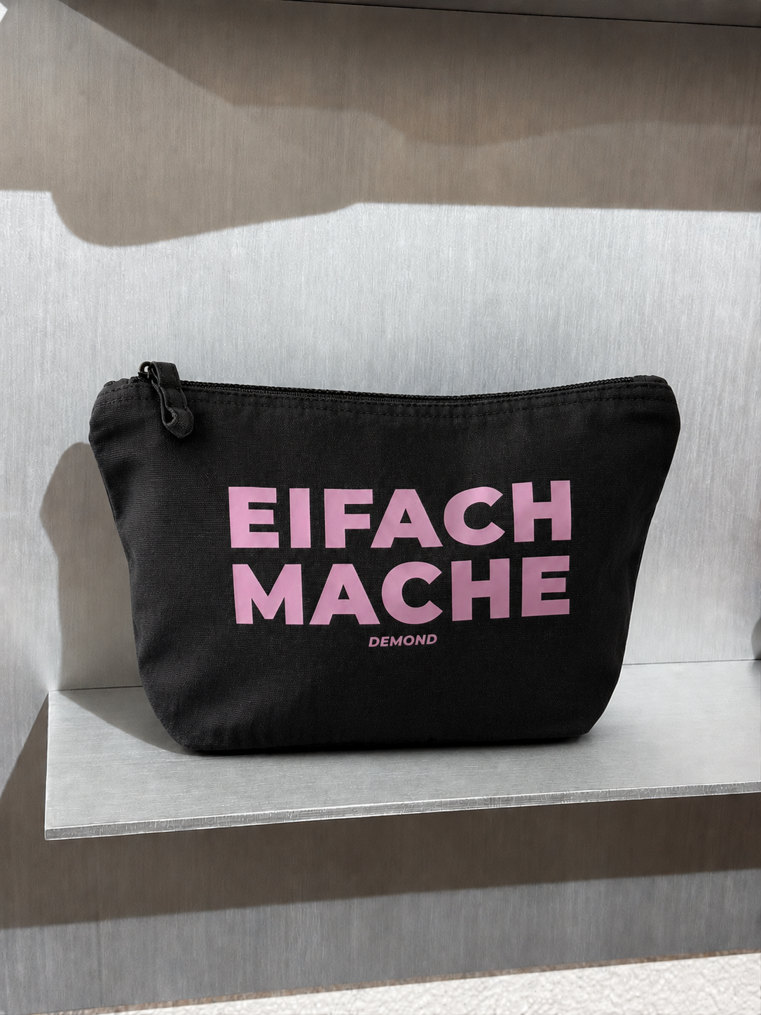 EIFACH MACHE Rosa Schwarz Necessaire