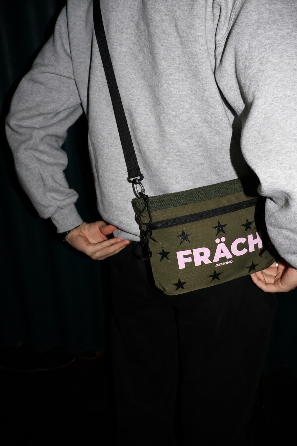 FRÄCH Umhängetasche Grün