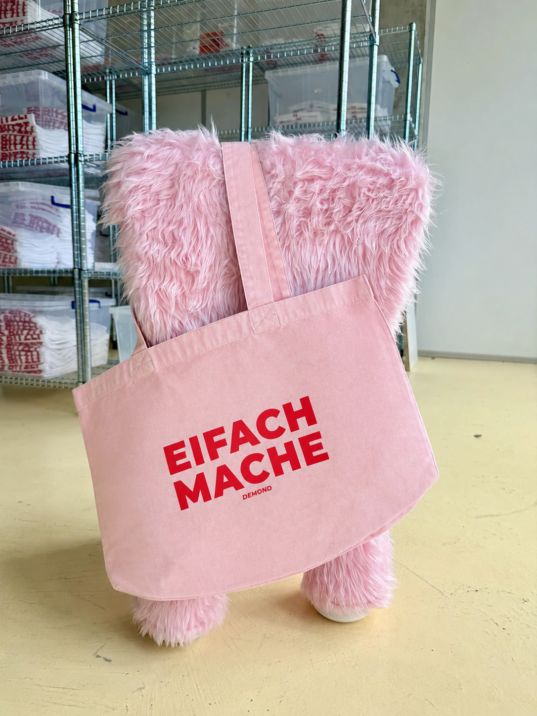 EIFACH MACHE rosa rot shopper