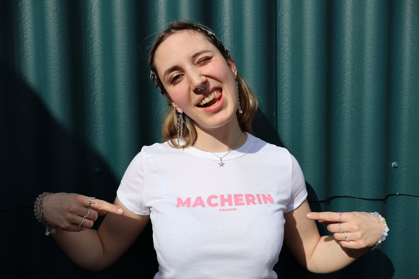 Macherin Baby Tee Weiss