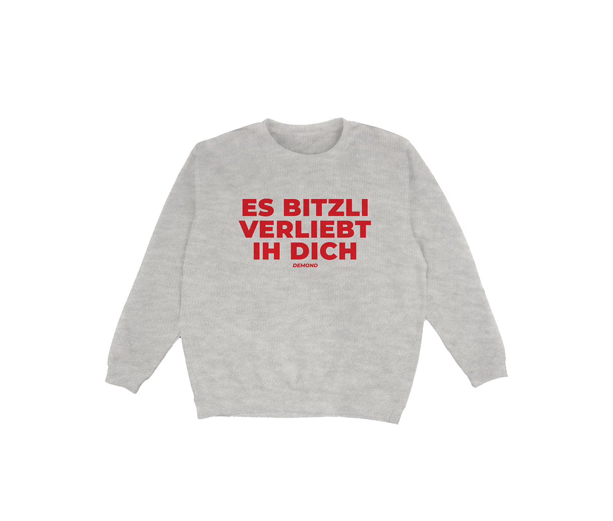 Es bitzli verliebt ih dich Sweatshirt