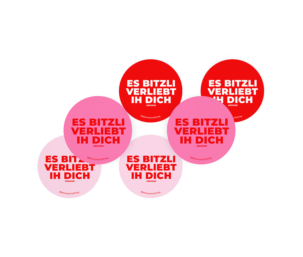 Stickers 6 Stk «Valentine's collection»