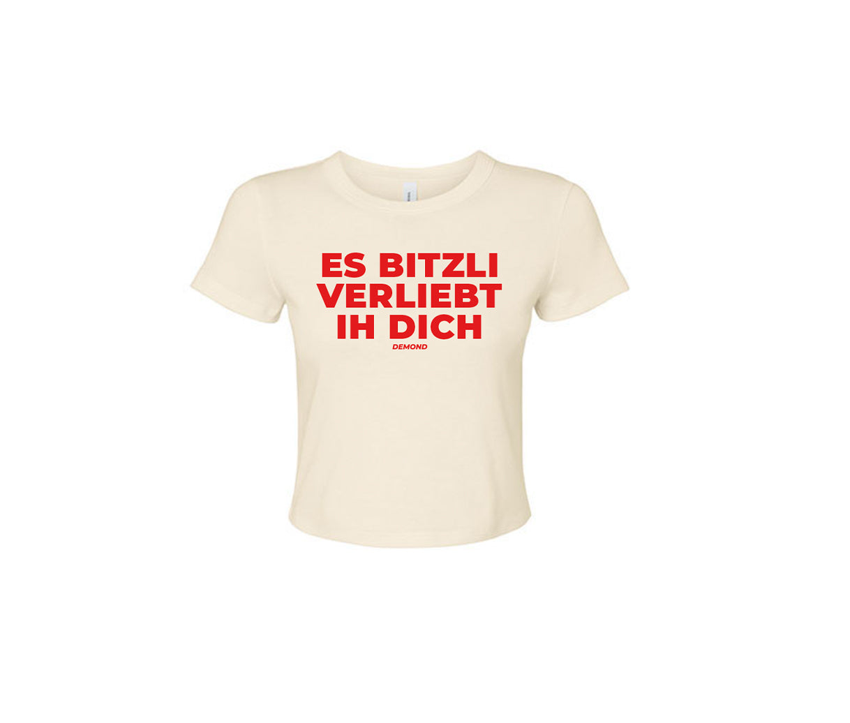 Es bitzli verliebt ih dich Baby Tee