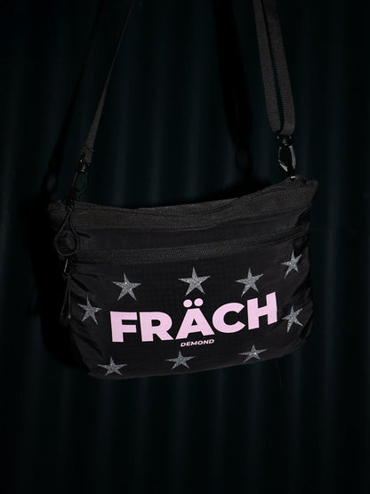 FRÄCH Umhängetasche Schwarz