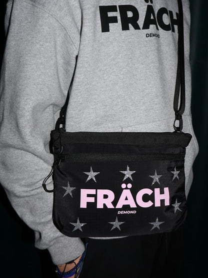 FRÄCH Umhängetasche Schwarz