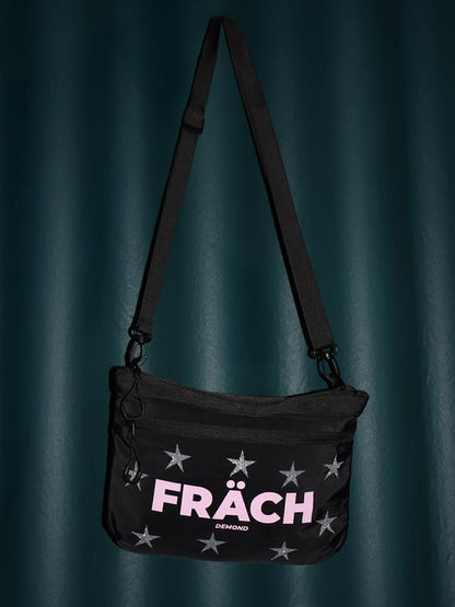FRÄCH Umhängetasche Schwarz