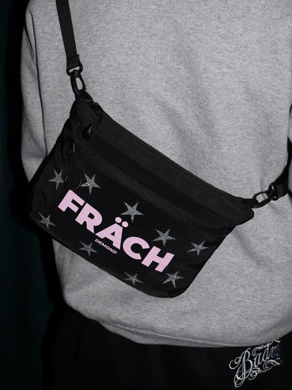 FRÄCH Umhängetasche Schwarz