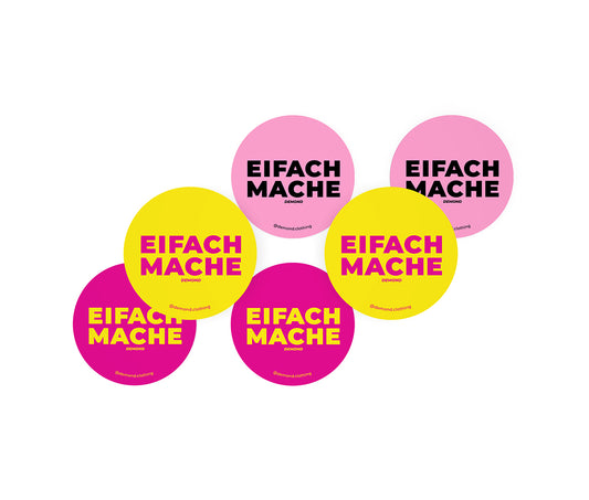 Stickers 6 Stk «EIFACH MACHE»