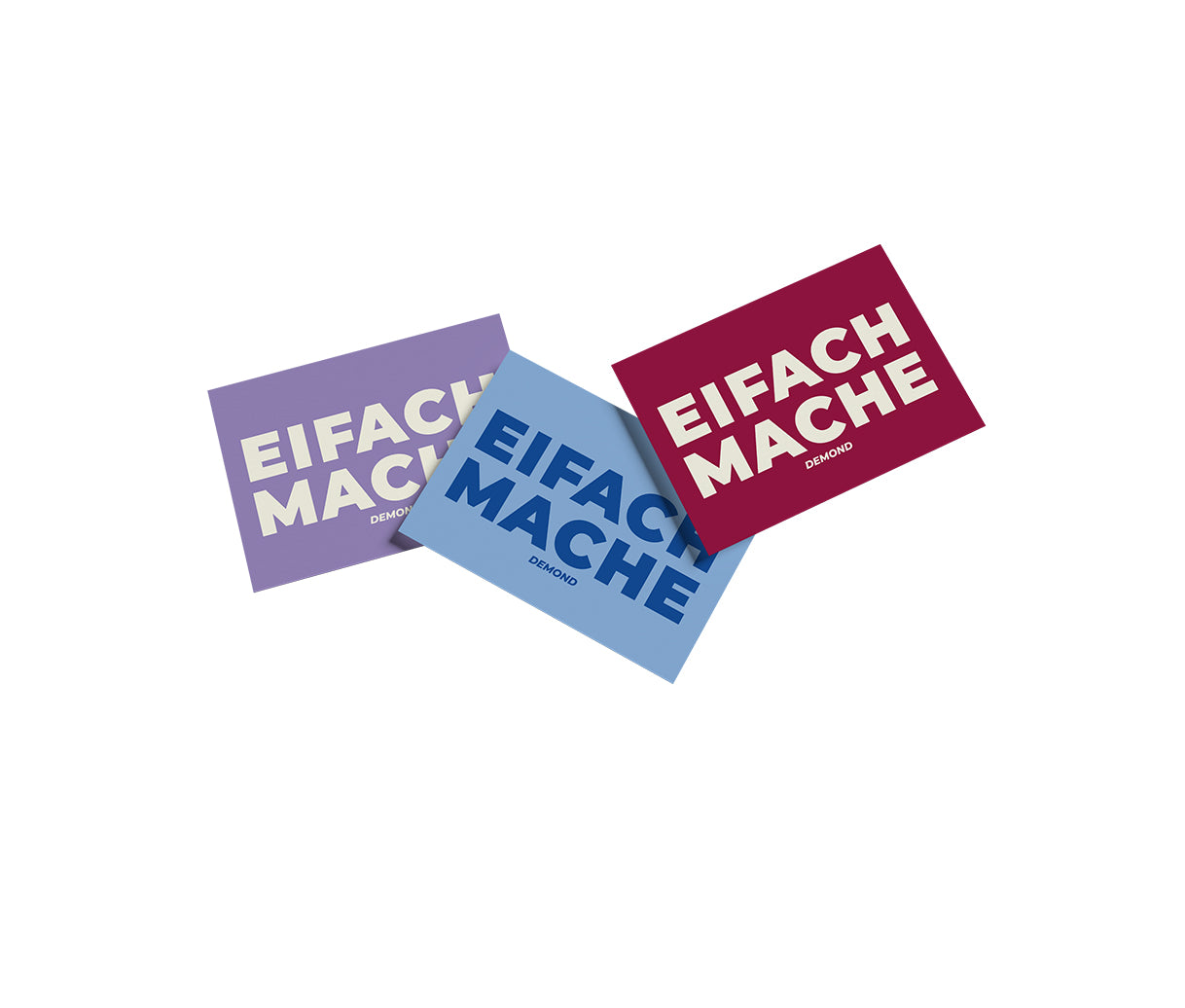 Postkarten 3 Stk «EIFACH MACHE» 26
