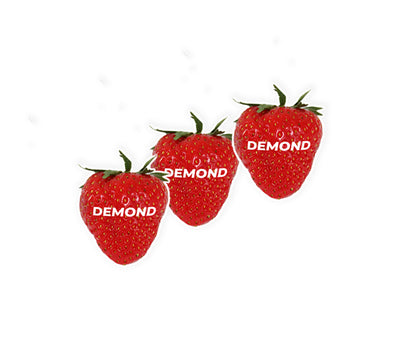 Erdbeeri Sticker 3 Stk