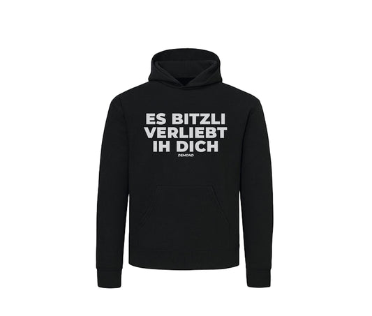 Es bitzli verliebt ih dich Glitzer Hoodie