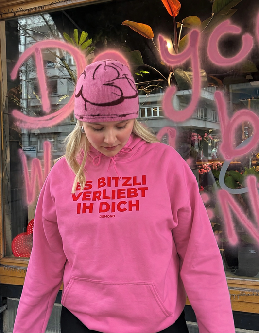 Es bitzli verliebt ih dich Hoodie «Valentine's collection»