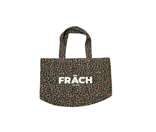 FRÄCH Leopard Print Shopper