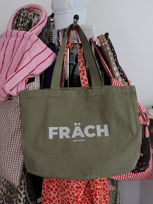 Fräch Shopper Grün/Silber