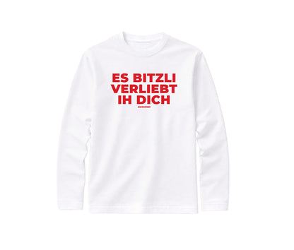 Es bitzli verliebt ih dich Langarmshirt