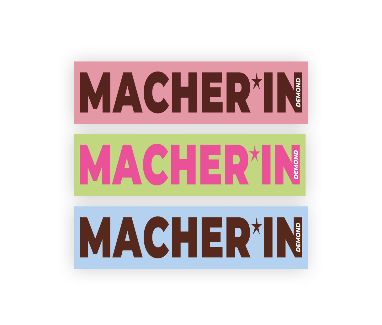 Macher*in Sticker 3 Stk