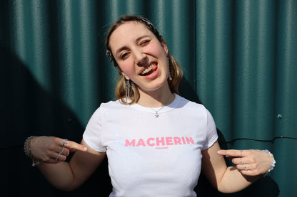 Macherin Baby Tee Weiss