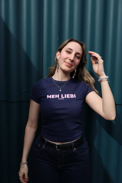 Meh Liebi Baby Tee Navy