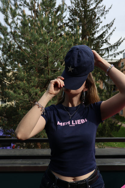 Meh Liebi Baby Tee Navy