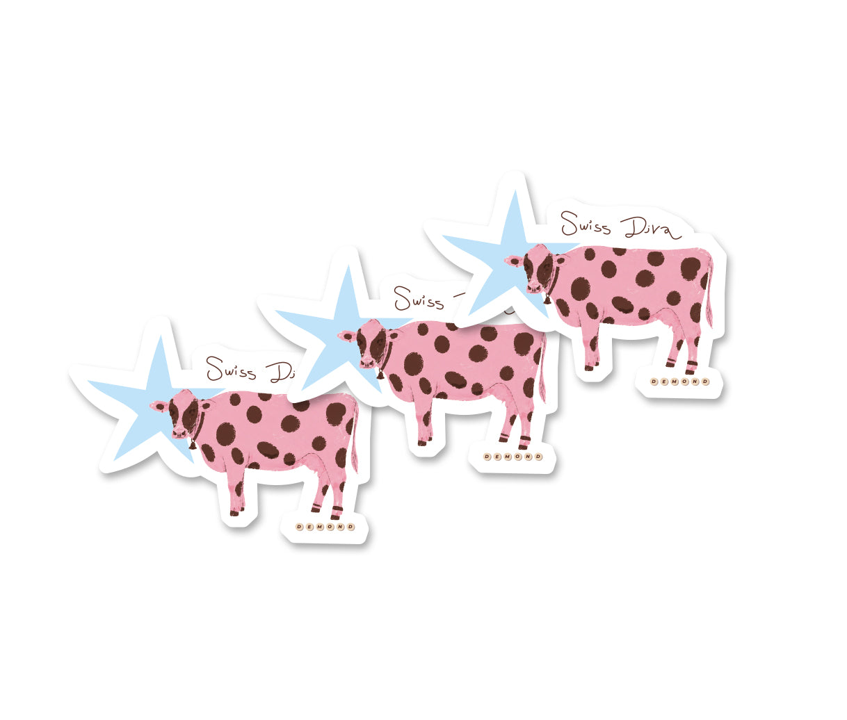 Swiss Diva Sticker 3 Stk