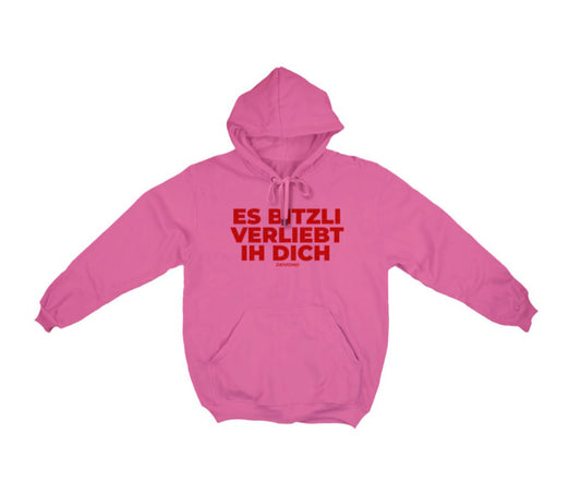 Es bitzli verliebt ih dich Hoodie «Valentine's collection»