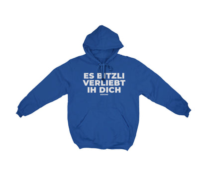 Es bitzli verliebt ih dich Hoodie Royal