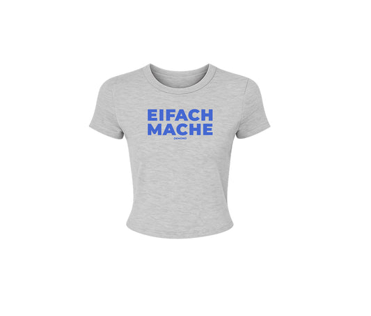 EIFACH MACHE Baby Tee Grau
